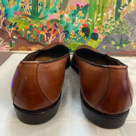 Allen Edmonds Women’s Brown Leather Loafers,Slip On,Size 9 1/2 4A (AAAA) Narrow - Picture 3 of 16